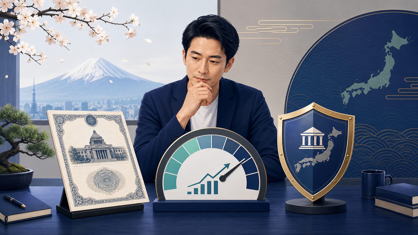日本国債の信用リスクと金利リスクを考える投資家