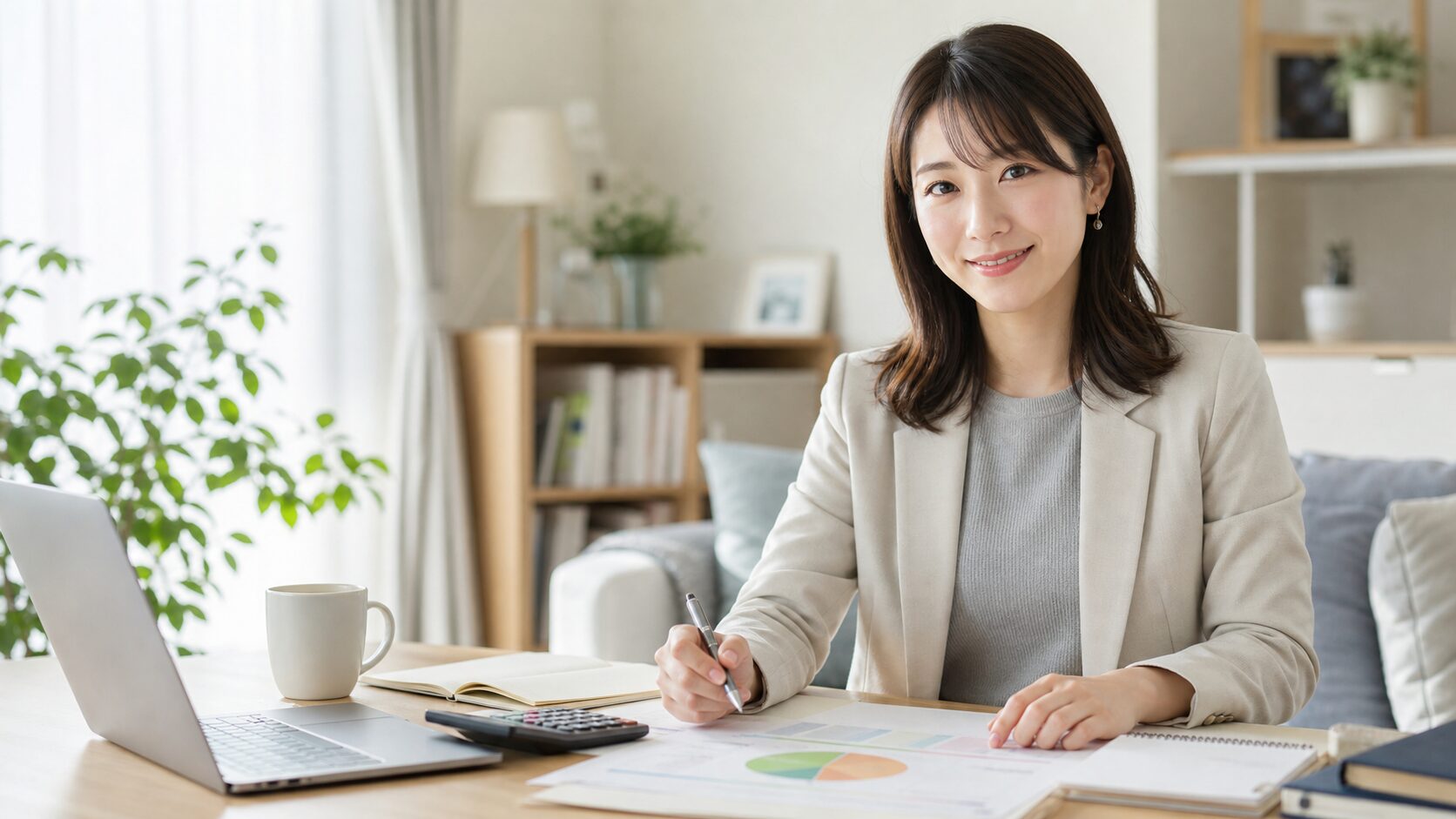 現金比率の決め方｜暴落待ちではなく支出・損失許容額から逆算するを解説する成人女性