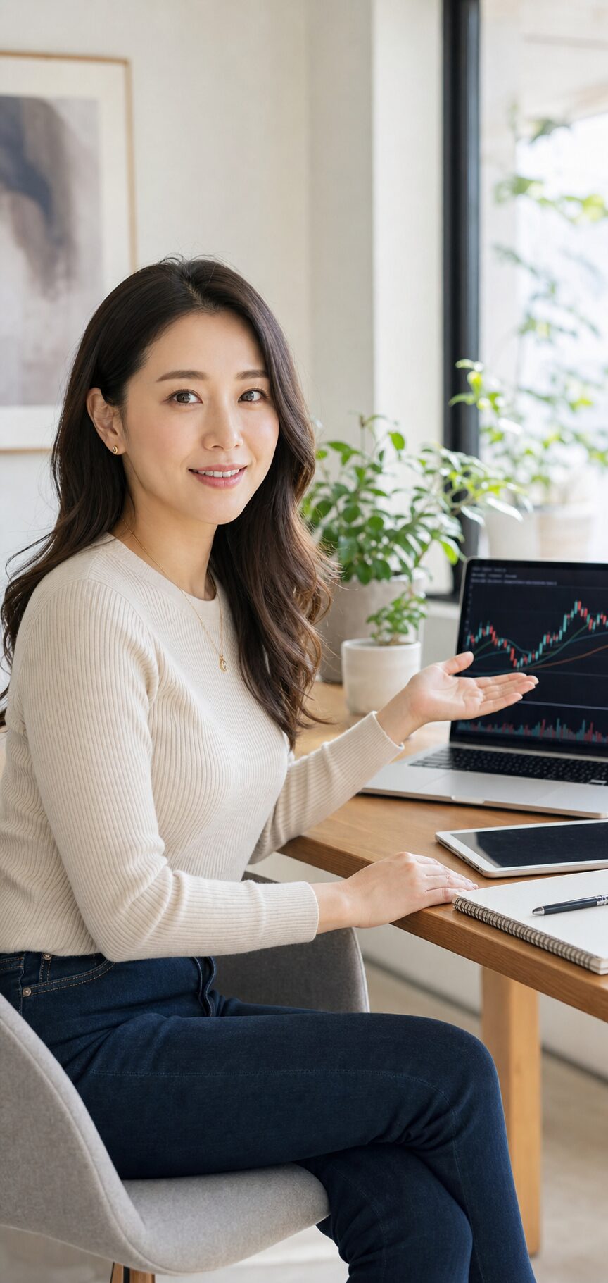 私服のレイさんが自社株買いの見方を解説する投資記事のアイキャッチ画像