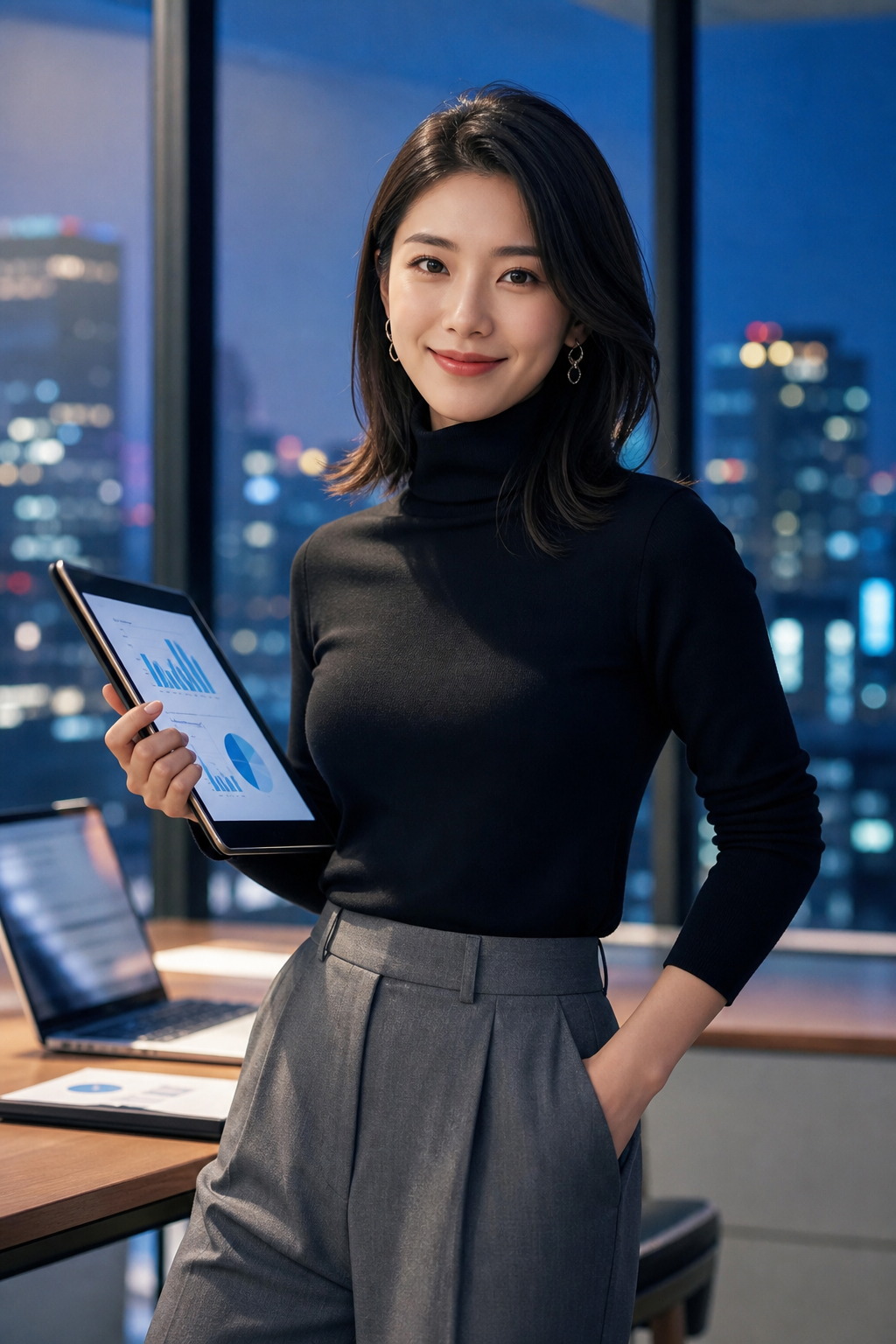 日本株が再評価される理由｜利益成長・資本効率・株主還元を検証するを解説する成人女性