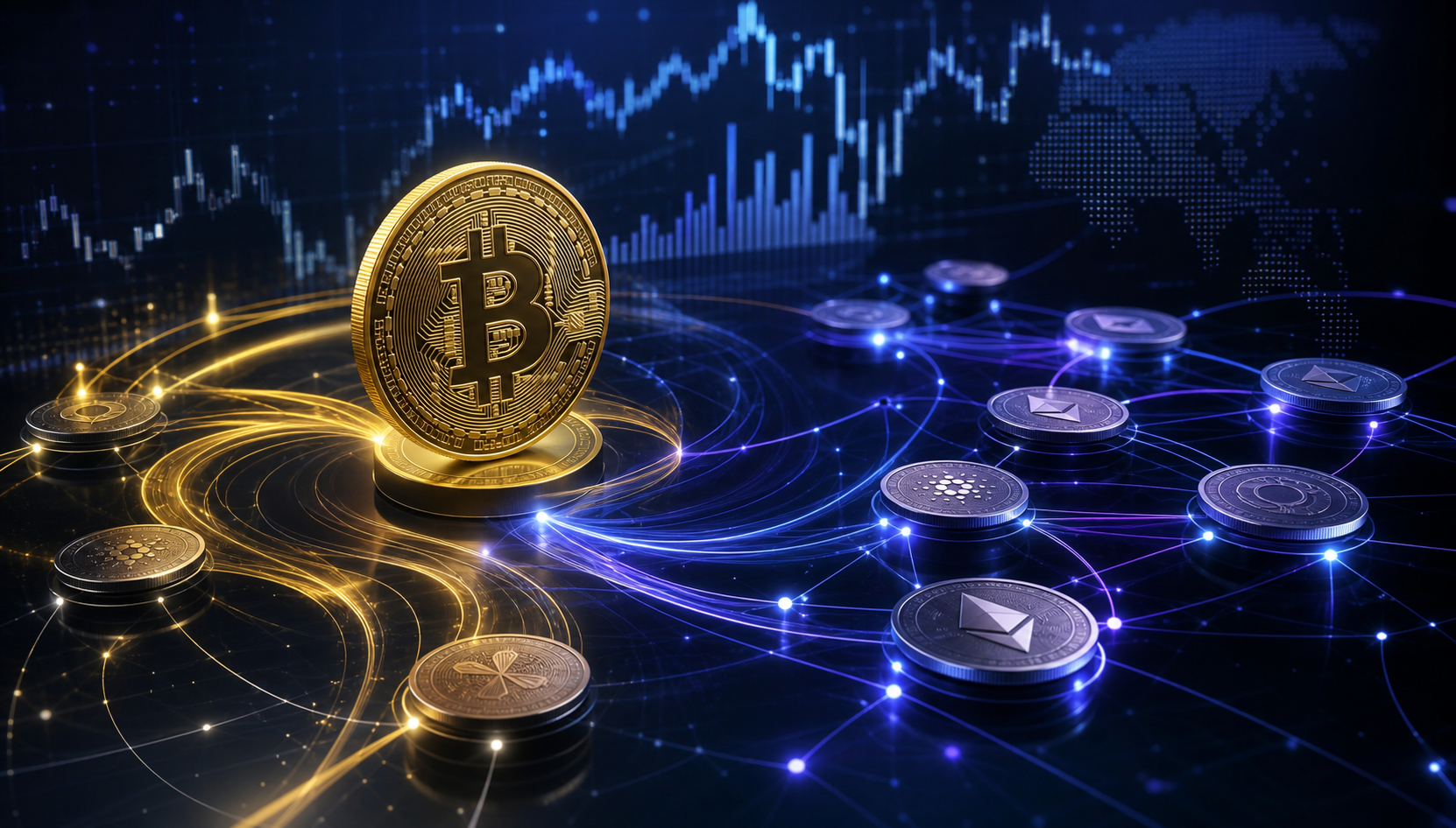 ビットコインドミナンスから資金循環を読む｜アルト相場の初動と失速を見極めるを解説する成人女性