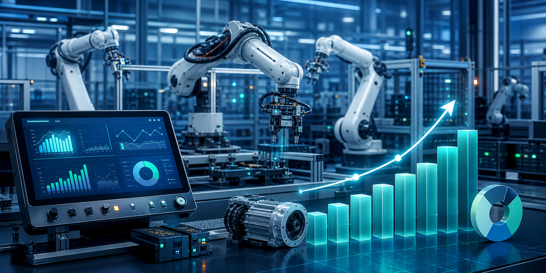 ロボット・自動化関連株の次の主役｜受注・稼働率・ソフト収益で見極めるを解説する成人女性
